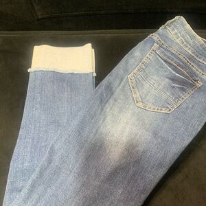 Encore Jeans Light Blue Women’s Jeggings with Faded Detail